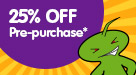 25% off Pre-purchase games