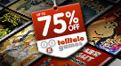 Up to 75% off