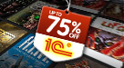 Up to 75% off