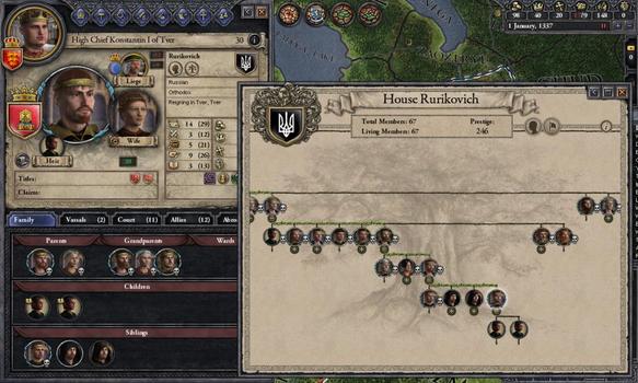 Crusader Kings II - Dynasty Shields DLC on PC screenshot #1