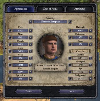Crusader Kings II: Ruler Designer DLC on PC screenshot #2
