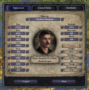 Crusader Kings II: Ruler Designer DLC on PC screenshot #3