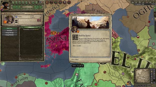 Crusader Kings II: Sword of Islam on PC screenshot #1