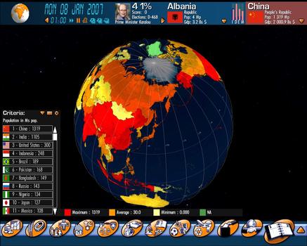 Geopolitical Simulator 2009 on PC screenshot #2