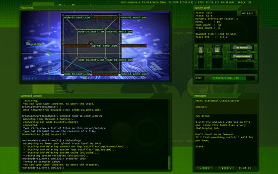 Hacker Evolution Untold on PC screenshot #1