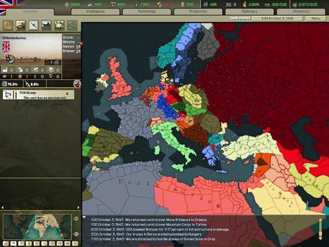 Hearts of Iron II: Complete on PC screenshot #1