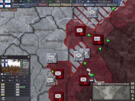 Hearts of Iron III: Semper fi on PC screenshot #2
