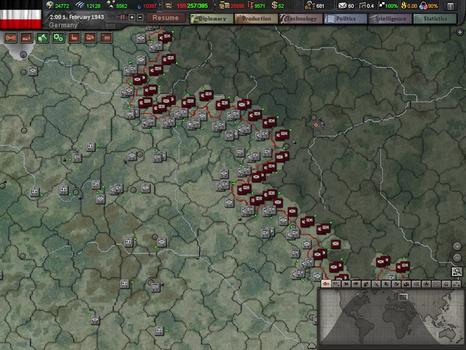 Hearts of Iron III on PC screenshot #2