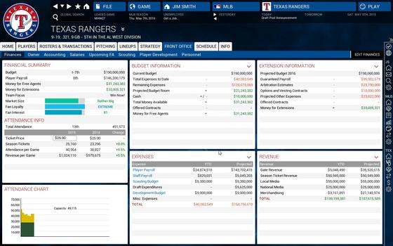 Out of the Park Baseball 16 on PC screenshot #1