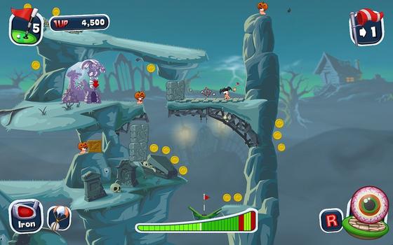 Worms Crazy Golf on PC screenshot #3